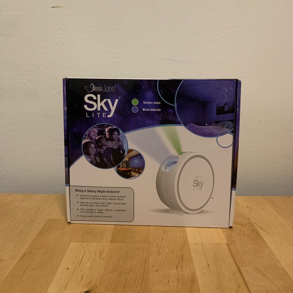 BlissLights Sky Lite - LED Laser Star Projector, Galaxy Lighting